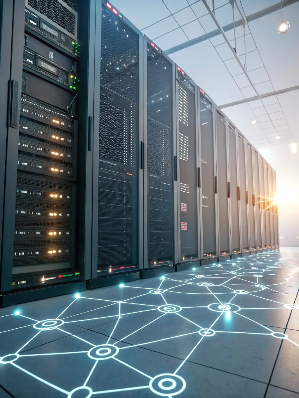 A diagram showing interconnected platforms with data pipelines, highlighting seamless integration points, used to represent Eremona Consulting's System Integration Design service.